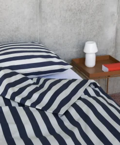 Hot Hay - Été Bed Linen - Dynebetræk - midnight blue og light grey (140 x 200 cm)