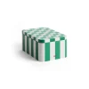 Online Hay - Tin Container - Green and off-white