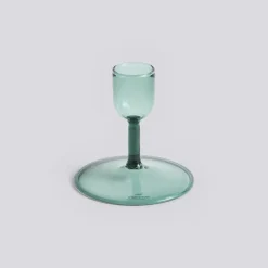 Discount Hay - Tiny Candleholder - Straight - Aqua