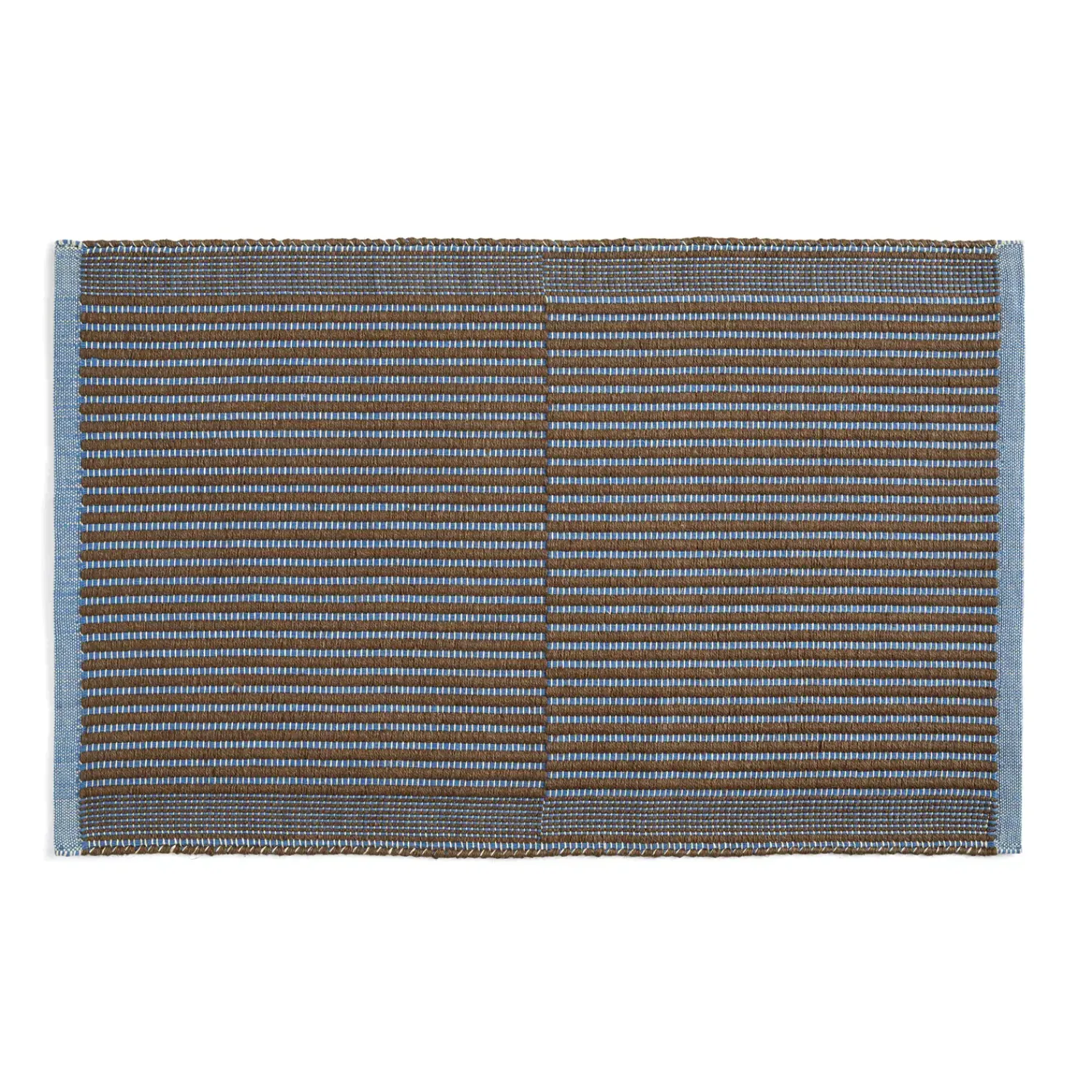 Best Hay - Tæppe - Tapis - Brun og Blå / Chestnut and Blue - 60x95 cm