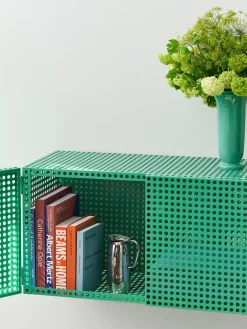 Sale Hay - Vægskab - Perforated Cabinet Wall - Small - Soft Jade - H45 x B89 x D40 cm
