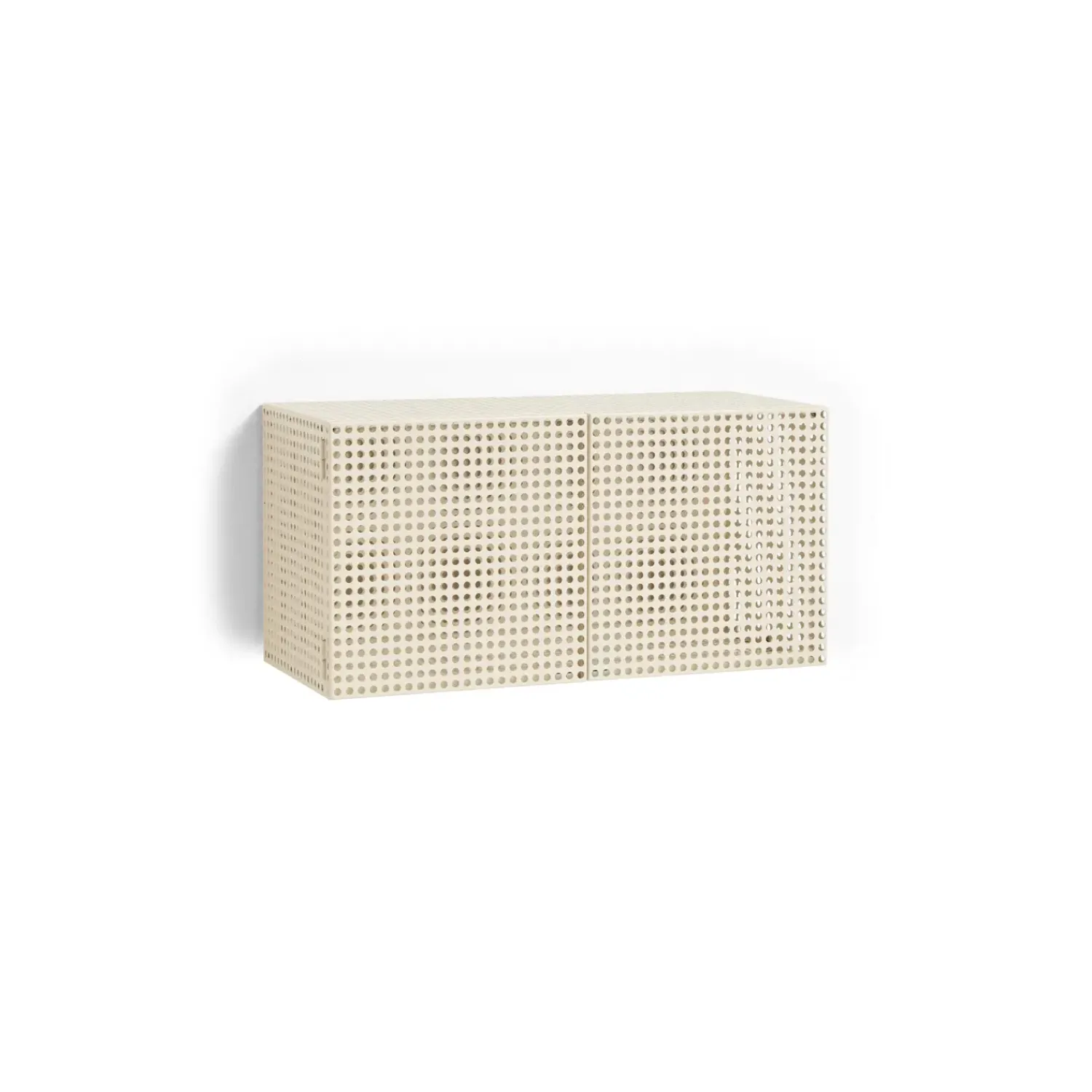 Outlet Hay - Vægskab - Perforated Cabinet Wall - Small - Eggshell - H45 x B89 x D40