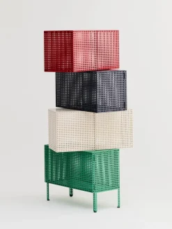 Outlet Hay - Vægskab - Perforated Cabinet Wall - Small - Eggshell - H45 x B89 x D40