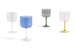 Outlet Hay - Vinglas - Tint Wine Glass - Set of 2 / Green and Pink