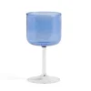Sale Hay - Vinglas - Tint Wine Glass - Set of 2 / Blue and Clear