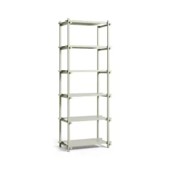 Hay - Woody Shelving 2.0 Column High - Grå - 6 hylder
