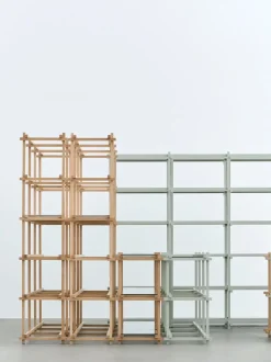 Outlet Hay - Woody Shelving 2.0 Column High - Grå - 18 hylder