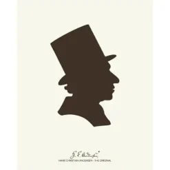 Sale H. C. Andersen Original - "Silhuet" Plakat i ramme - 40x50