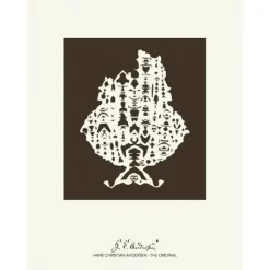 Best H. C. Andersen Original H. C. Andersen - Plakat i ramme - Brudstykke - 40x50 cm