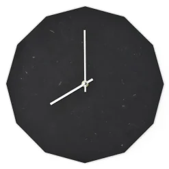 Online Hemverk - Marble Nero Vægur, Sølv Ø28