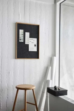 Clearance Hemverk - Opslagstavle m. akustiske egenskaber - Recy - Grå - 40x60