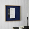 Outlet Hemverk - Opslagstavle m. akustiske egenskaber - Recy - Blå - 40x40