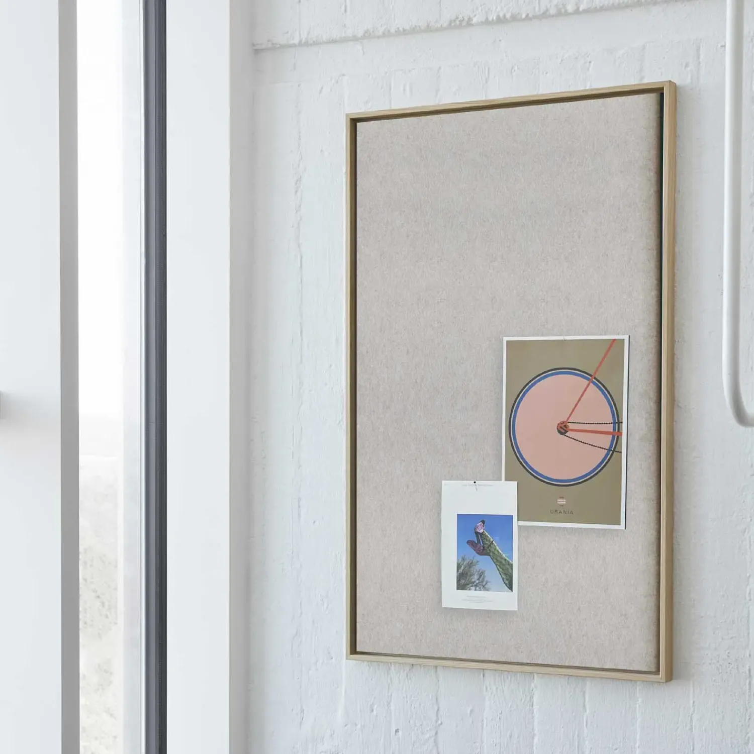 Clearance Hemverk - Opslagstavle m. akustiske egenskaber - Recy - Beige - 60x100