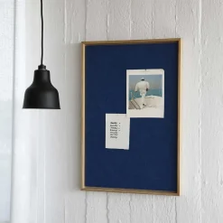 Hot Hemverk - Opslagstavle m. akustiske egenskaber - Recy - Blå - 40x60