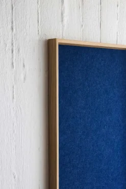 Hot Hemverk - Opslagstavle m. akustiske egenskaber - Recy - Blå - 40x60