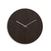 Clearance Hemverk - Vægur - Dark Oak - Mørk Eg/Sølv - Ø38 cm