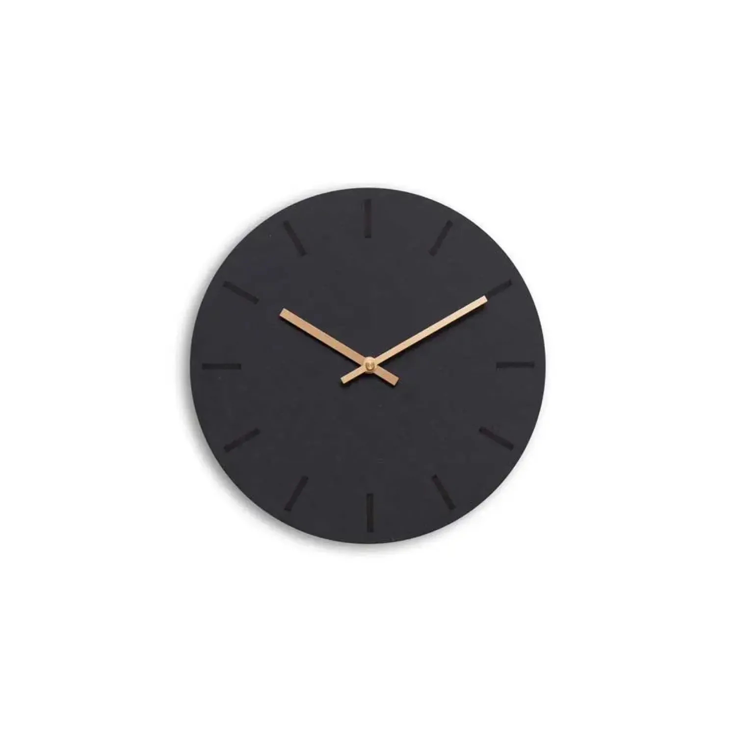 Clearance Hemverk - Vægur - Gunpowder - Sort/Kobber - Ø28 cm