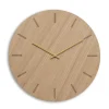 Best Hemverk - Vægur - Light Oak - Eg/Guld - Ø38 cm