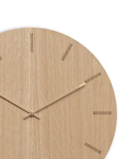 Sale Hemverk - Vægur - Light Oak - Eg/Kobber - Ø38 cm