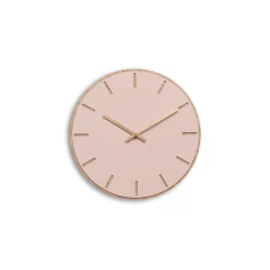 Online Hemverk - Vægur - Lys Eg/Powder Dusty Rose - Kobber visere - Ø28 cm