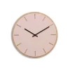 Hemverk - Vægur - Lys Eg/Powder Dusty Rose - Sorte visere - Ø38 cm