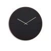 Discount Hemverk - Vægur - Mørk Eg/Sort - Sølv visere - Ø38 cm