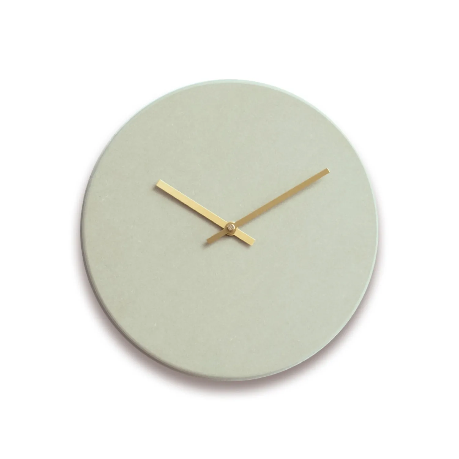 Sale Hemverk - Vægur - Shape Caqui - Guld visere - Ø38 cm
