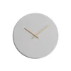 Outlet Hemverk - Vægur - Shape - Lys grå - Kobber visere - Ø28 cm