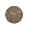 Discount Hemverk - Vægur - Valnød - Ø28 cm - Kobber visere