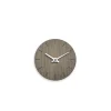 Clearance Hemverk - Vægur - Valnød - Ø12 cm - Sølv visere