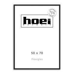 Sale HOEI Denmark HOEI 111 - Billedramme - SORT FYRRETRÆ 50X70 cm - PLEXIGLAS
