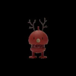 Clearance Hoptimist - Christmas - Soft Reindeer Bumble - Small - Rød