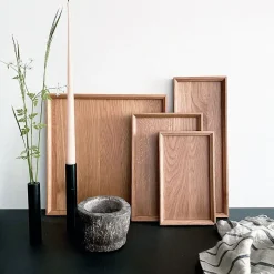 Clearance Hove Home - Oak Tray - Bakke - 25x15 cm