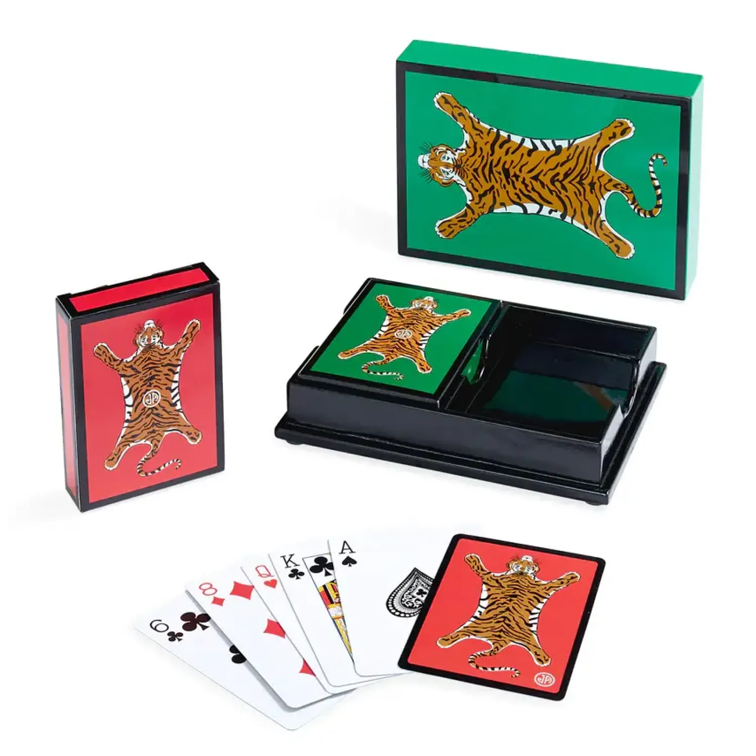 Sale Jonathan Adler - Kortsæt - Tiger - Grøn