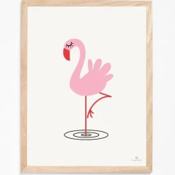 Sale KAI Copenhagen - Plakat med flamingo - 50x70 cm.