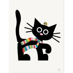 Best KAI Copenhagen - Plakat med kat - 50x70 cm.