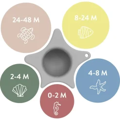 Online Kindsgut - Shower Aid - Søstjerne - Støvet Pink