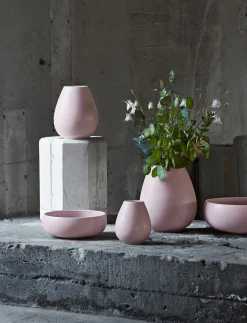 Sale Knabstrup Keramik Knabstrup Kemarik - Earth vase H 24 cm dusty rose