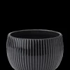Online Knabstrup Keramik - urtepotteskjuler Ø 18 cm ripple black