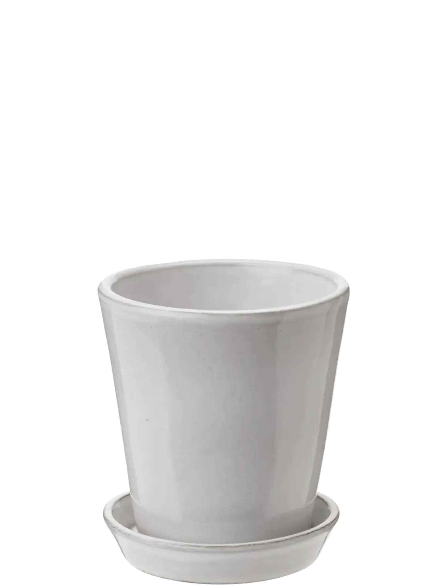 Outlet Knabstrup Keramik - urtepotteskjuler Ø 10.5 cm white