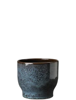 Outlet Knabstrup Keramik - urtepotteskjuler Ø 14,5 cm ocean green