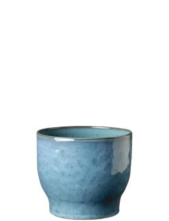 Clearance Knabstrup Keramik - urtepotteskjuler Ø 14.5 cm dusty blue