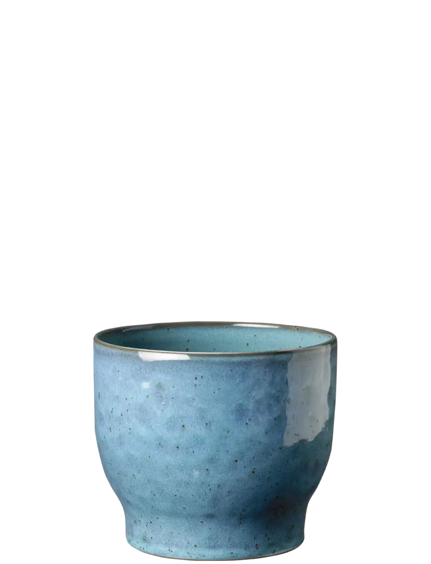 Clearance Knabstrup Keramik - urtepotteskjuler Ø 14.5 cm dusty blue