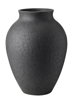 Sale Knabstrup Keramik - vase H 27 cm black
