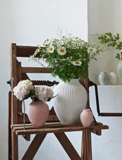 Discount Knabstrup Keramik - vase H 12.5 cm ripple mint