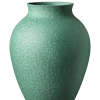 New Knabstrup Keramik - vase H 27 cm verdigris green