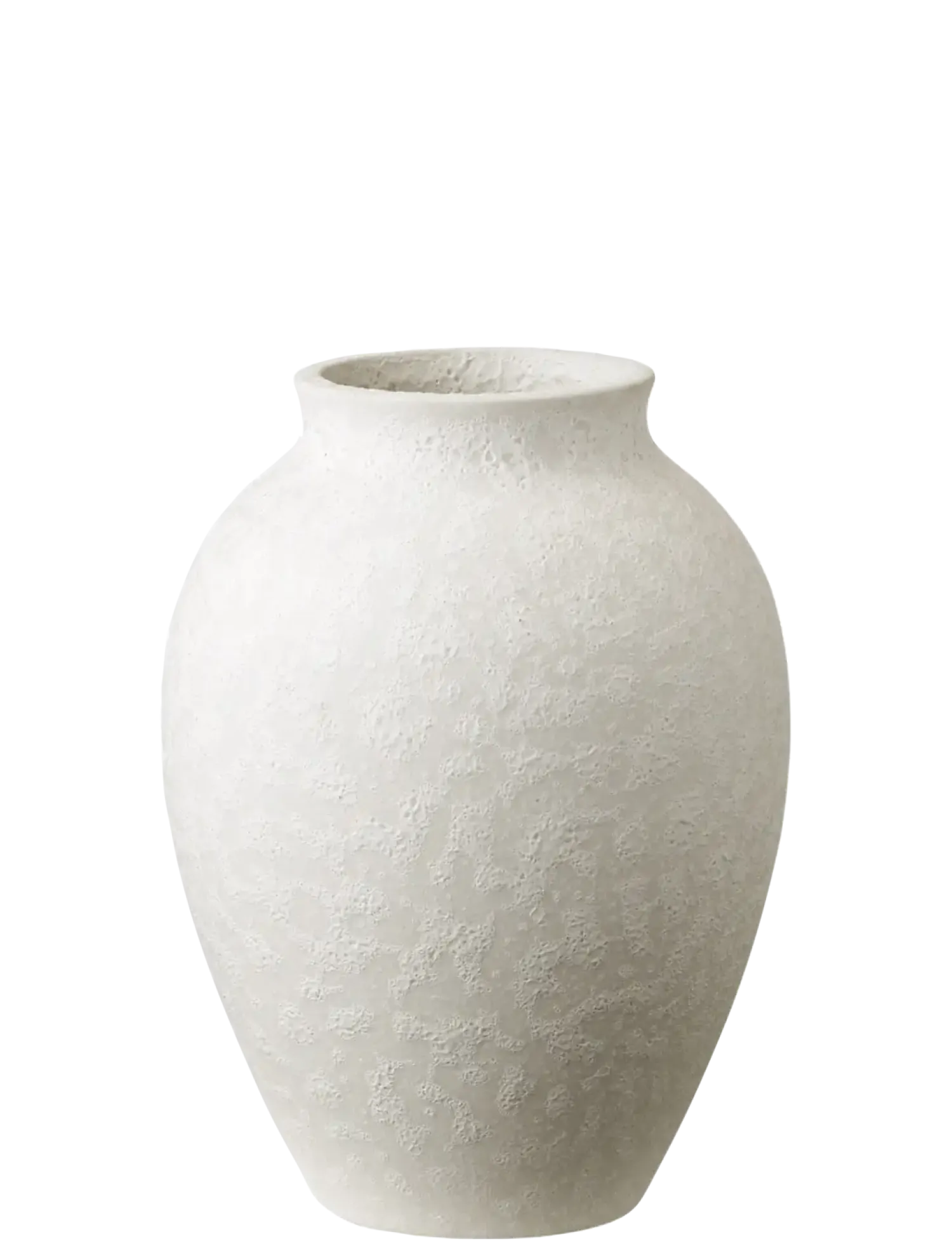 Hot Knabstrup Keramik - vase H 12.5 cm white