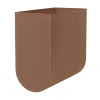 New Kristina Dam - Opbevaring - Medium Curved Box - Burnt Brown