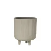 New Kristina Dam - Urtepotte - Bowl - Grey - L