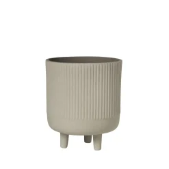 New Kristina Dam - Urtepotte - Bowl - Grey - L